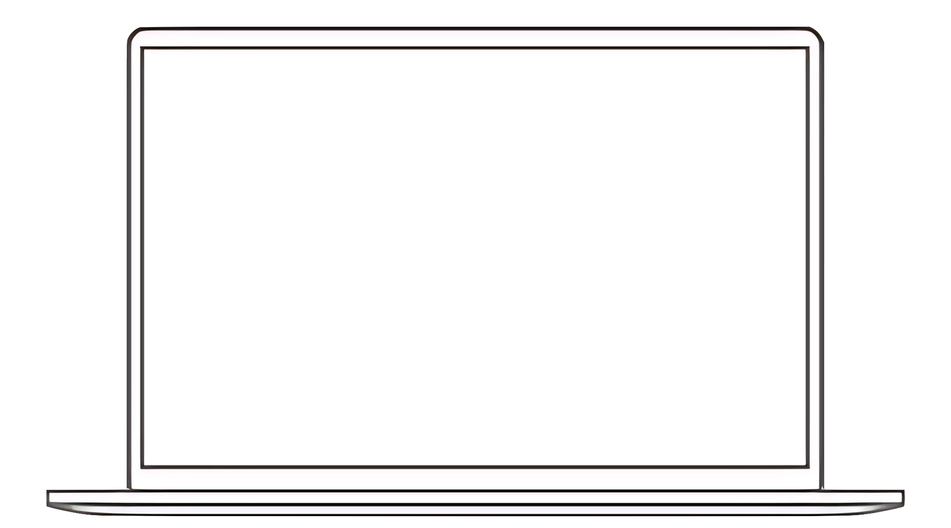 MacBook wireframe
